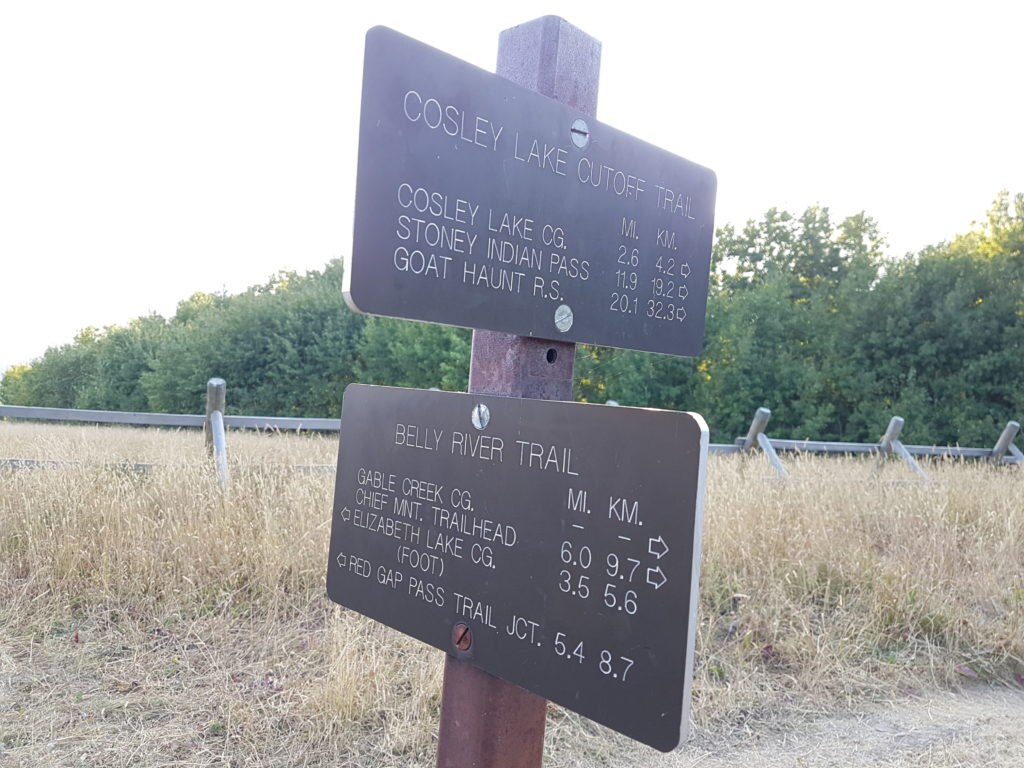 Nel Glacier Park i bivi sono sempre segnalati@Diego Salvi