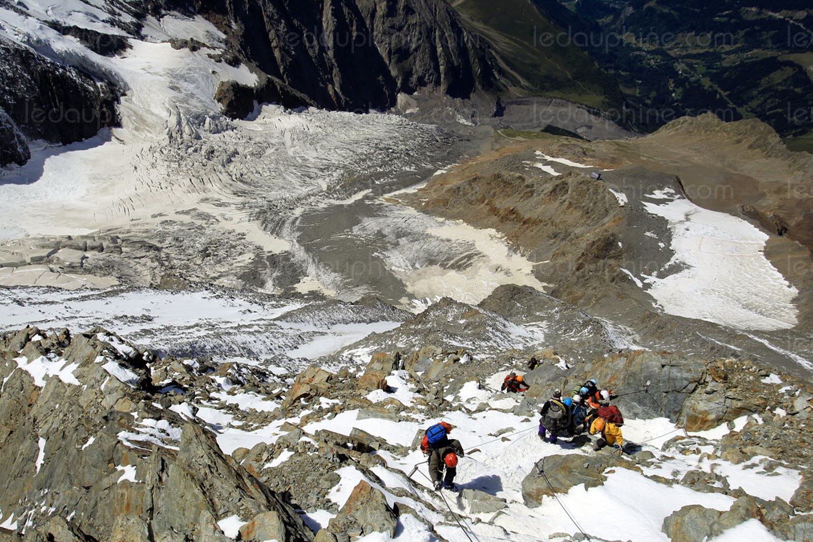 Il couloir du Goûter. Foto d’archivio @ Le Dauphiné Libéré