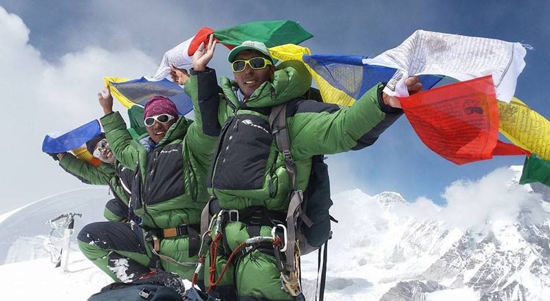 In cima al Burke Khang @Asian Trekking