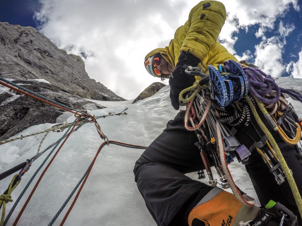 Matteo Bernasconi sul Siula Grande @Ragni di Lecco