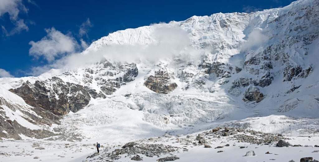 La parete sud del Kangchenjunga