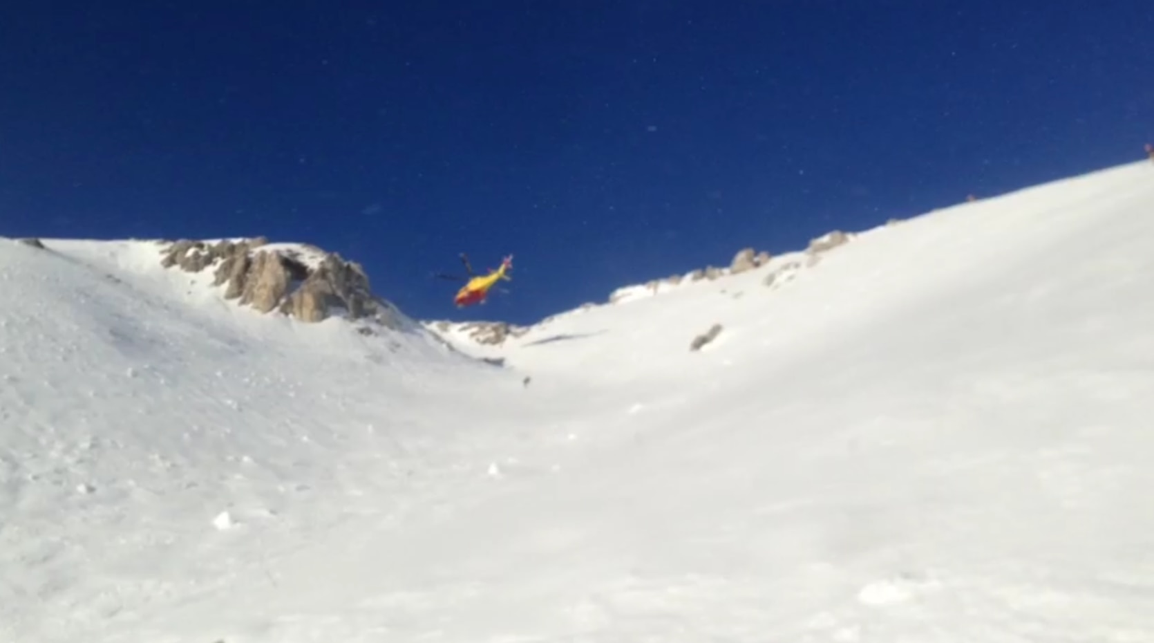 L'intervento al Monte Camicia. Foto @ CNSAS Abruzzo