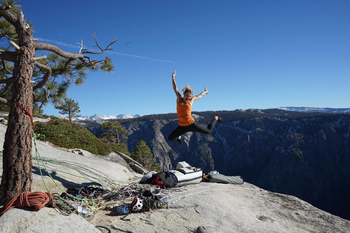In cima a El Capitan. Foto @Jonny Baker