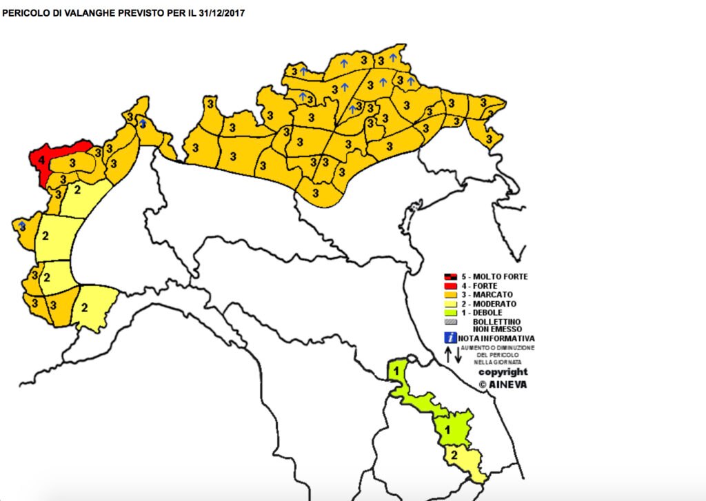 Bollettino AINEVA 31 dicembre