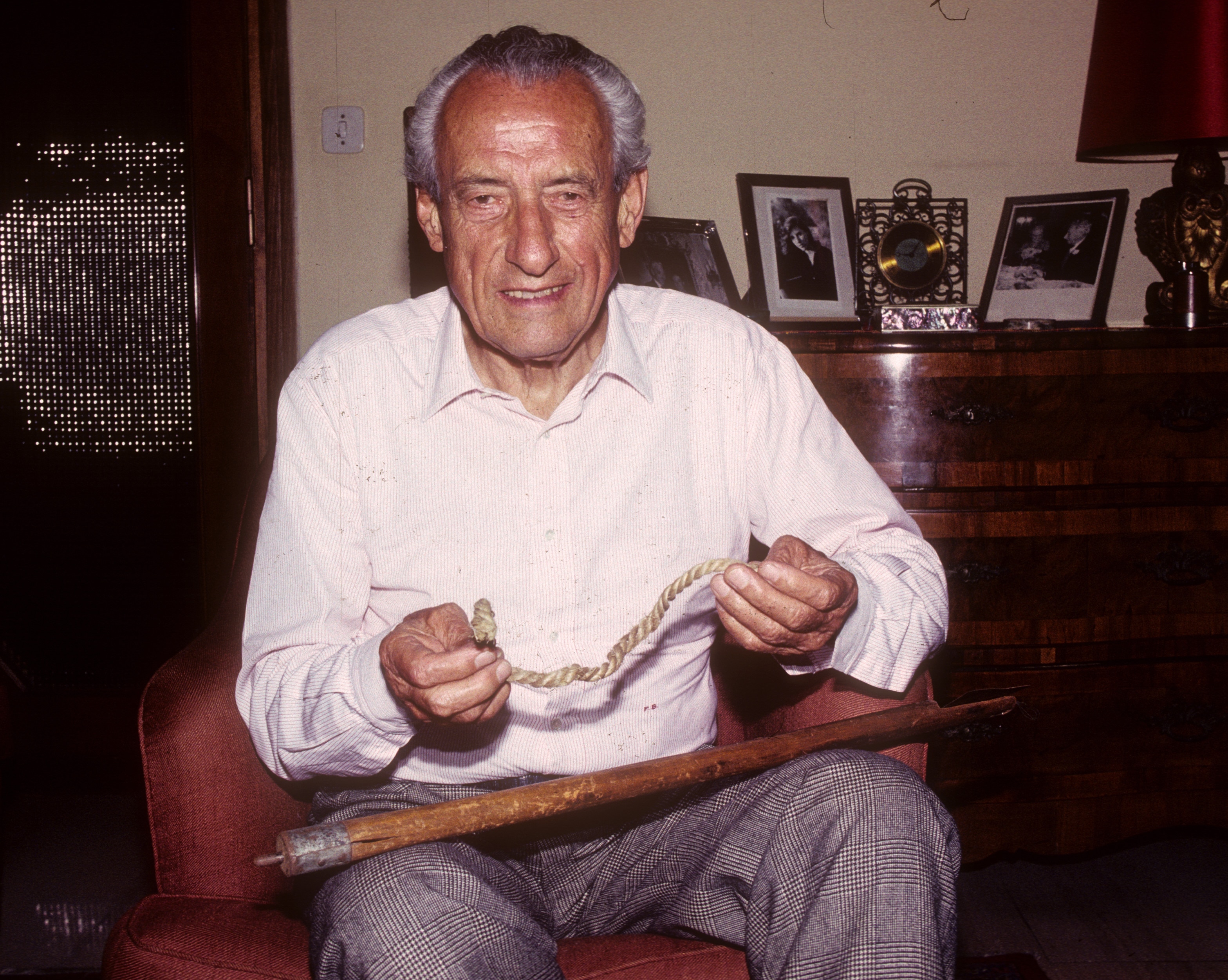 Felice Benuzzi, 1988 - foto di Stefano Ardito