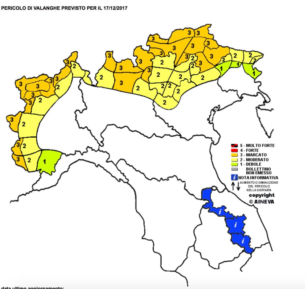 Bollettino AINEVA domenica