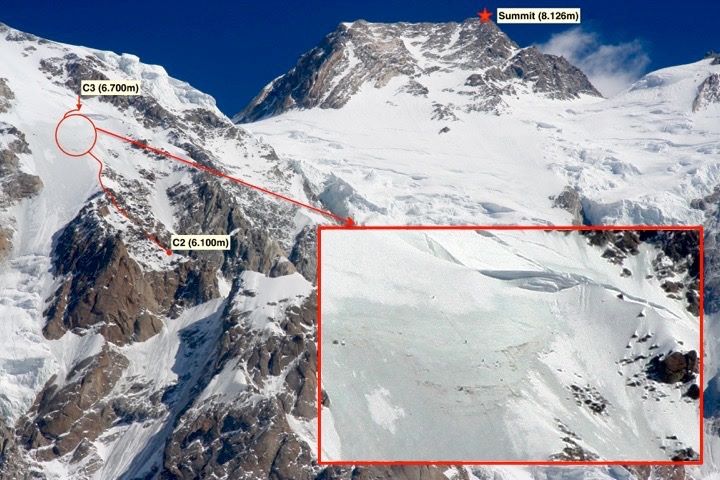 Dettaglio tra C2 e C3 @ Alex Txikon