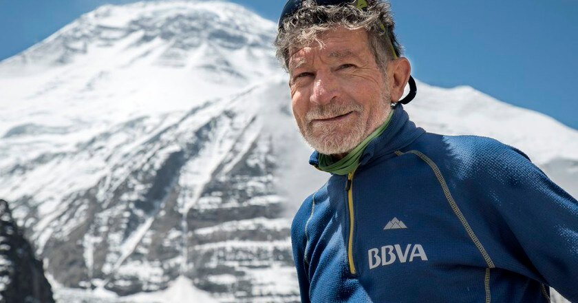 Carlos Soria. Foto d'archivio