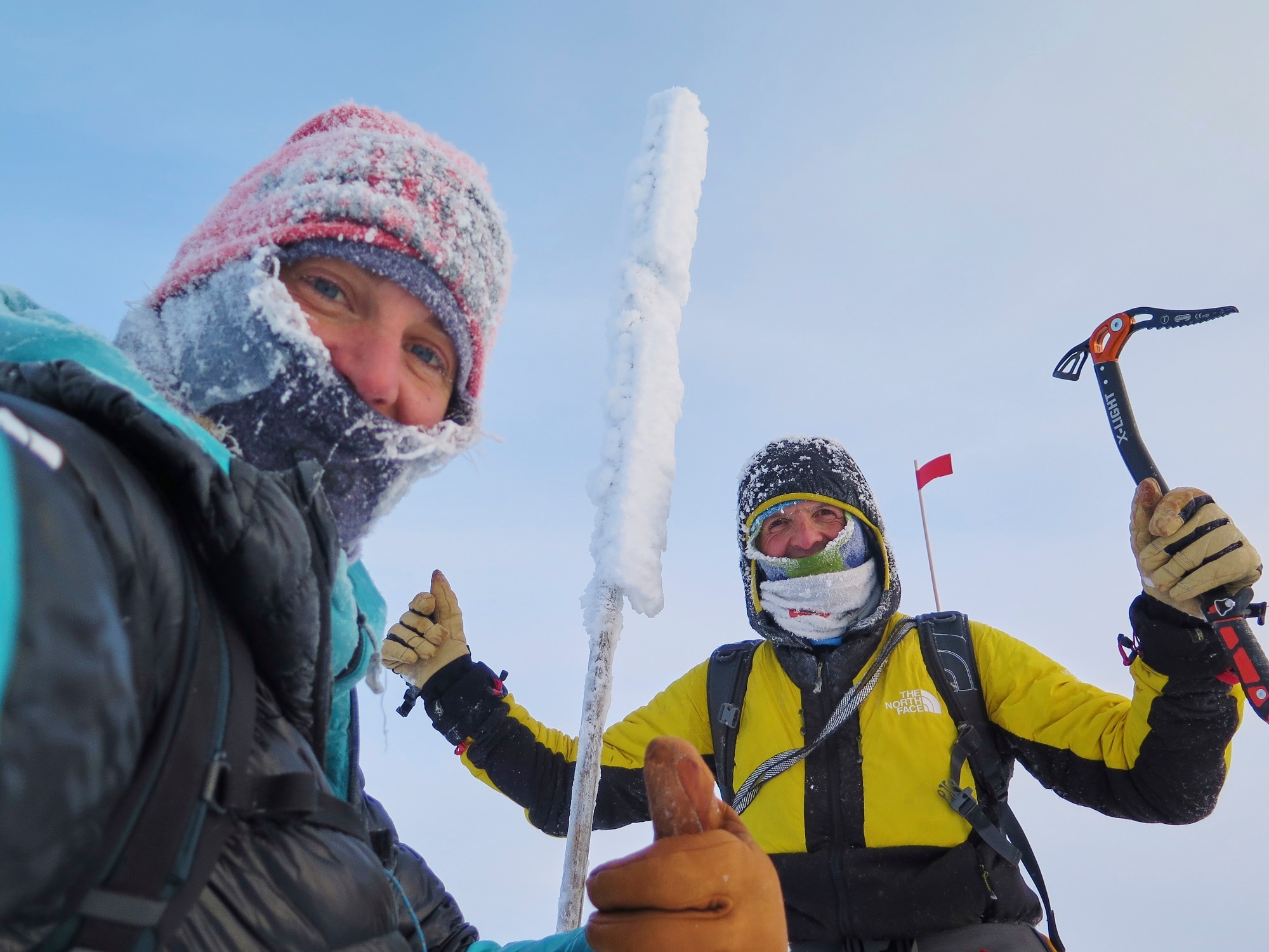 Foto @ Simone Moro e Tamara Lunger - Matteo Zanga - The North Face