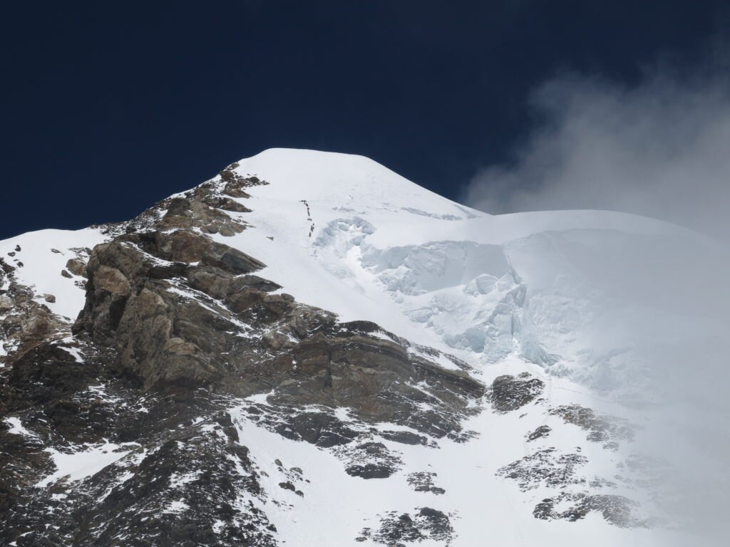 Dopo il traverso, quota 8300 m - Foto repertorio K2 2014 (estate)