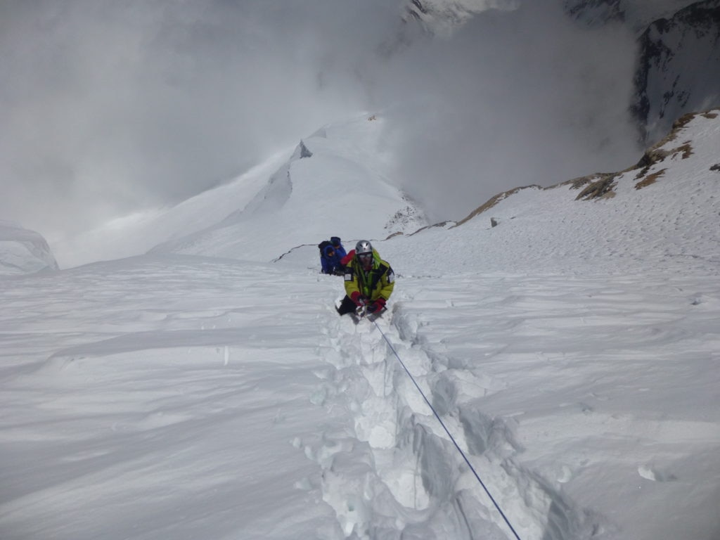 Dopo il traverso - Foto repertorio K2 2014 (estate)