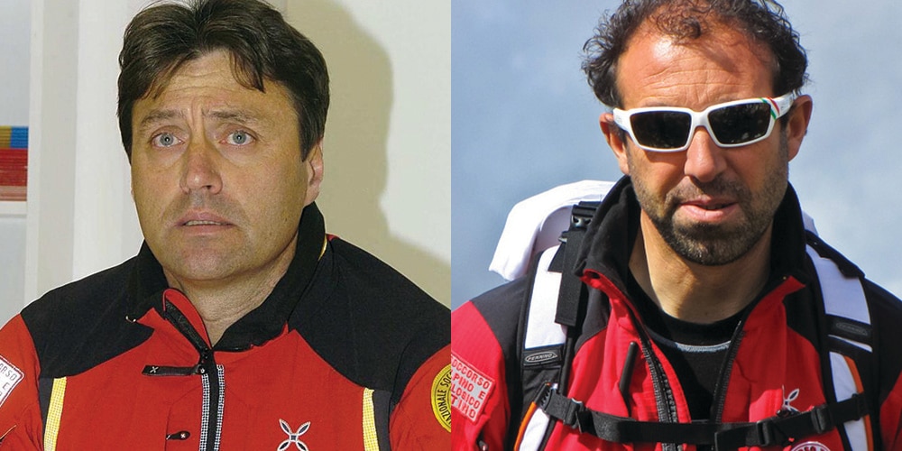 A sx Maurizio Dellantonio a dx Adriano Alimonta