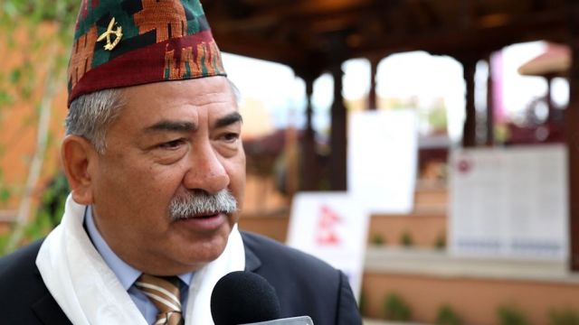 Amrit Shakya ad Expo Milano 2015. Foto @ Times