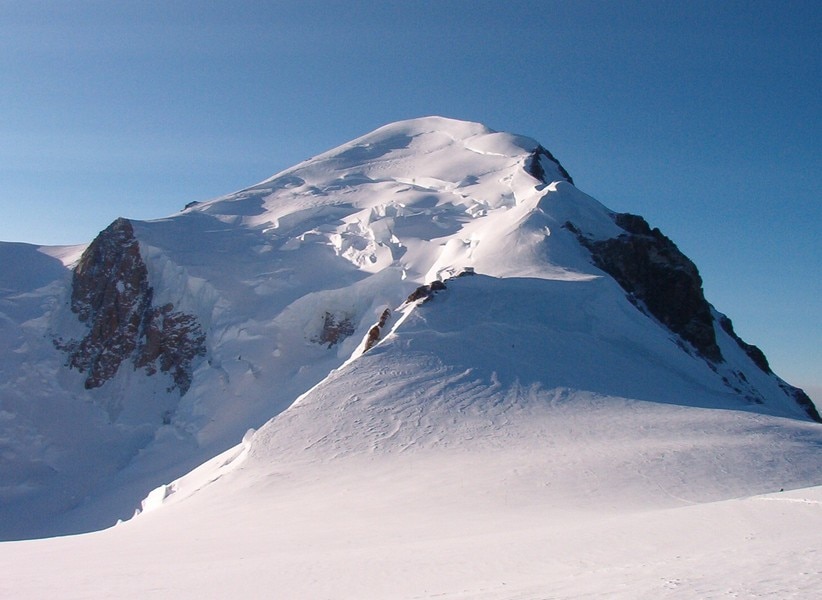 La via francese al Monte Bianco. Foto @ Valle d'Aosta Geolocal