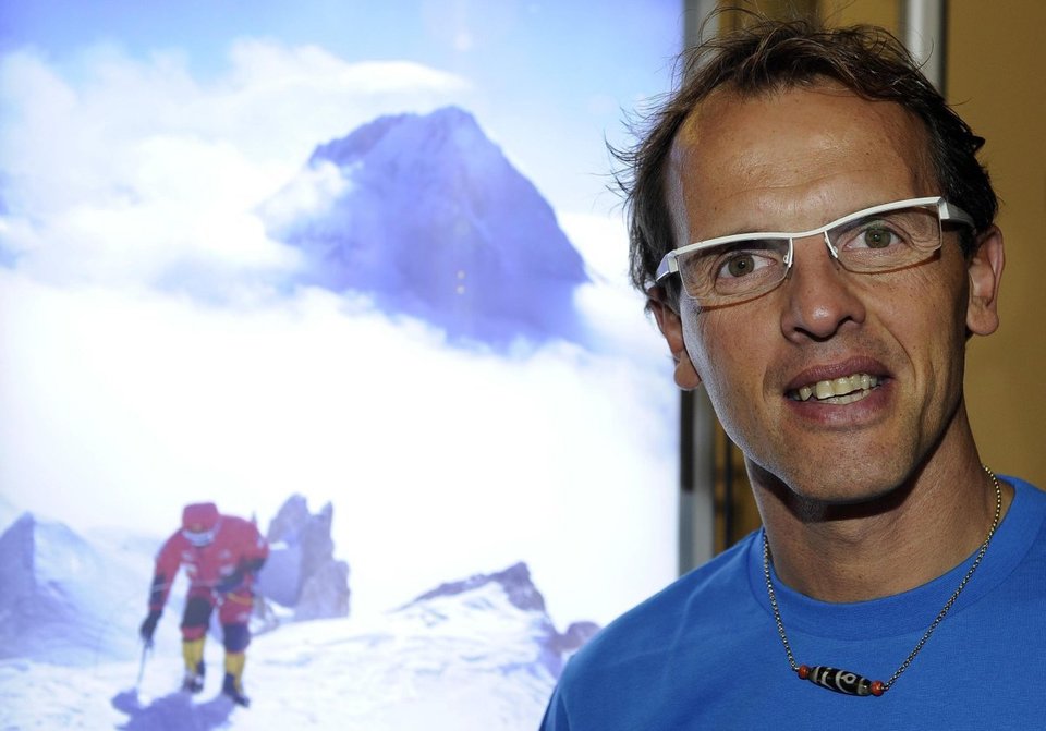 Simone Moro. Foto @ Il Messaggero