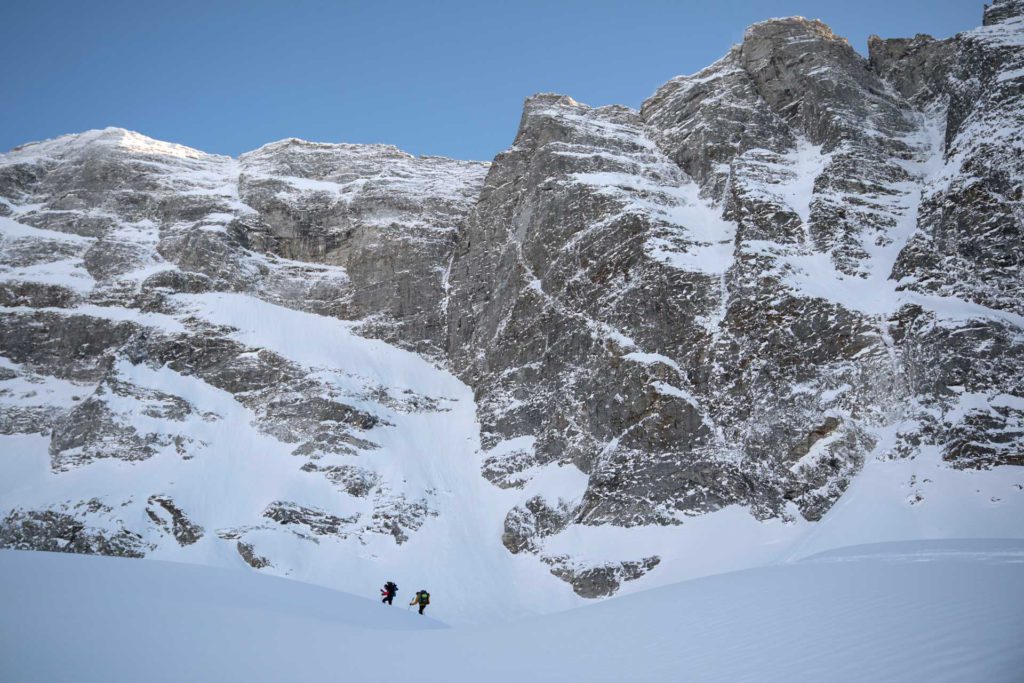 Peter e David alla partenza. Foto @ David Lama website