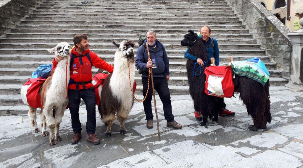 I tre amici a Roma. Foto @ Il Sole 24 Ore
