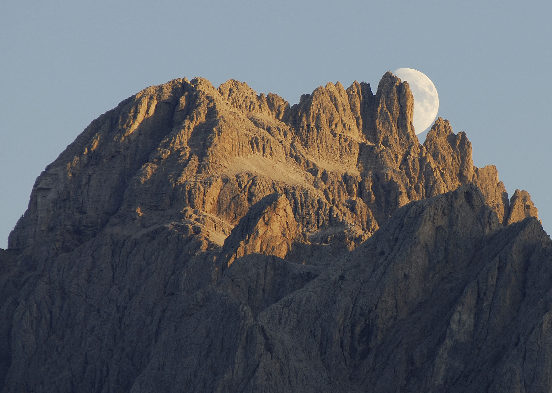 dolomiti, croda rossa, bomba