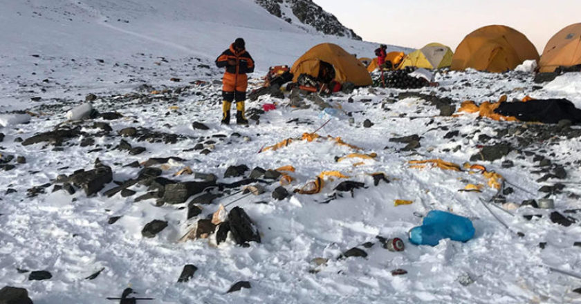 Everest, ottomila, alpinismo, inquinamento, ambienta, spazzatura