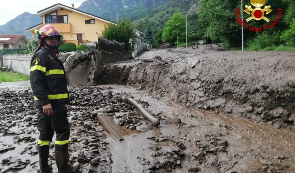 frana, allagamenti, Val di Susa, cronaca