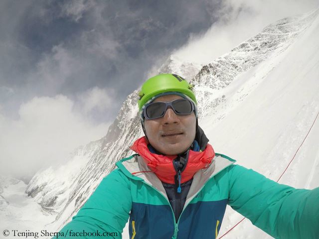 Tenji Sherpa, Everest, Lhotse