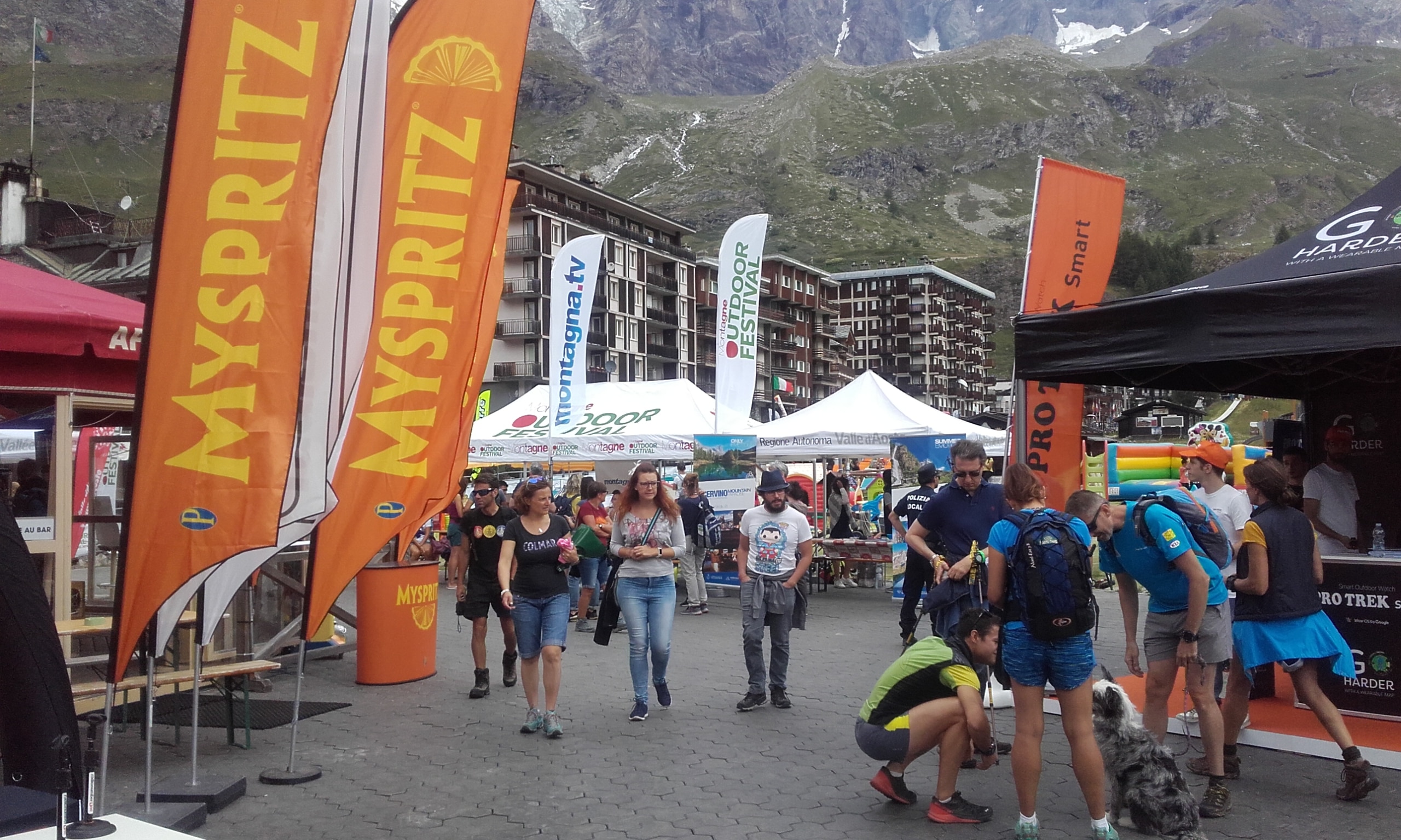 Montagne Outdoor Festival, Cervinia, Village