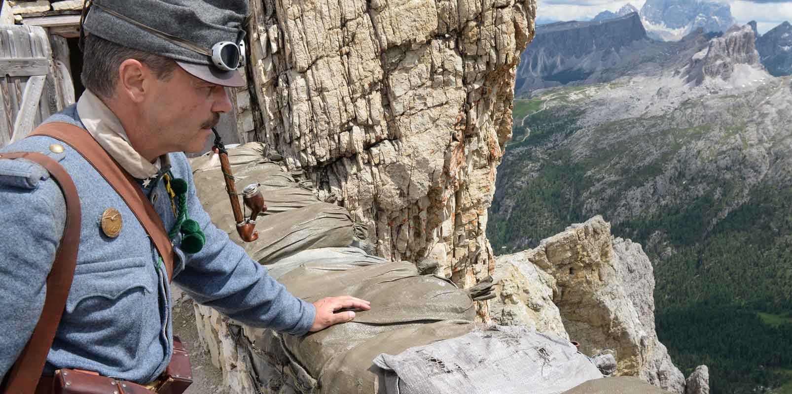 Lagazuoi Dolomiti, Grande Guerra, Prima Guerra Mondiale, La montagna che esplode