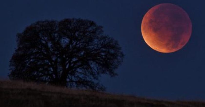 Luna, eclissi, Luna di sangue