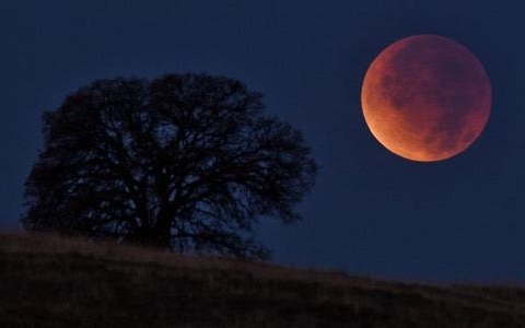 Luna, eclissi, Luna di sangue