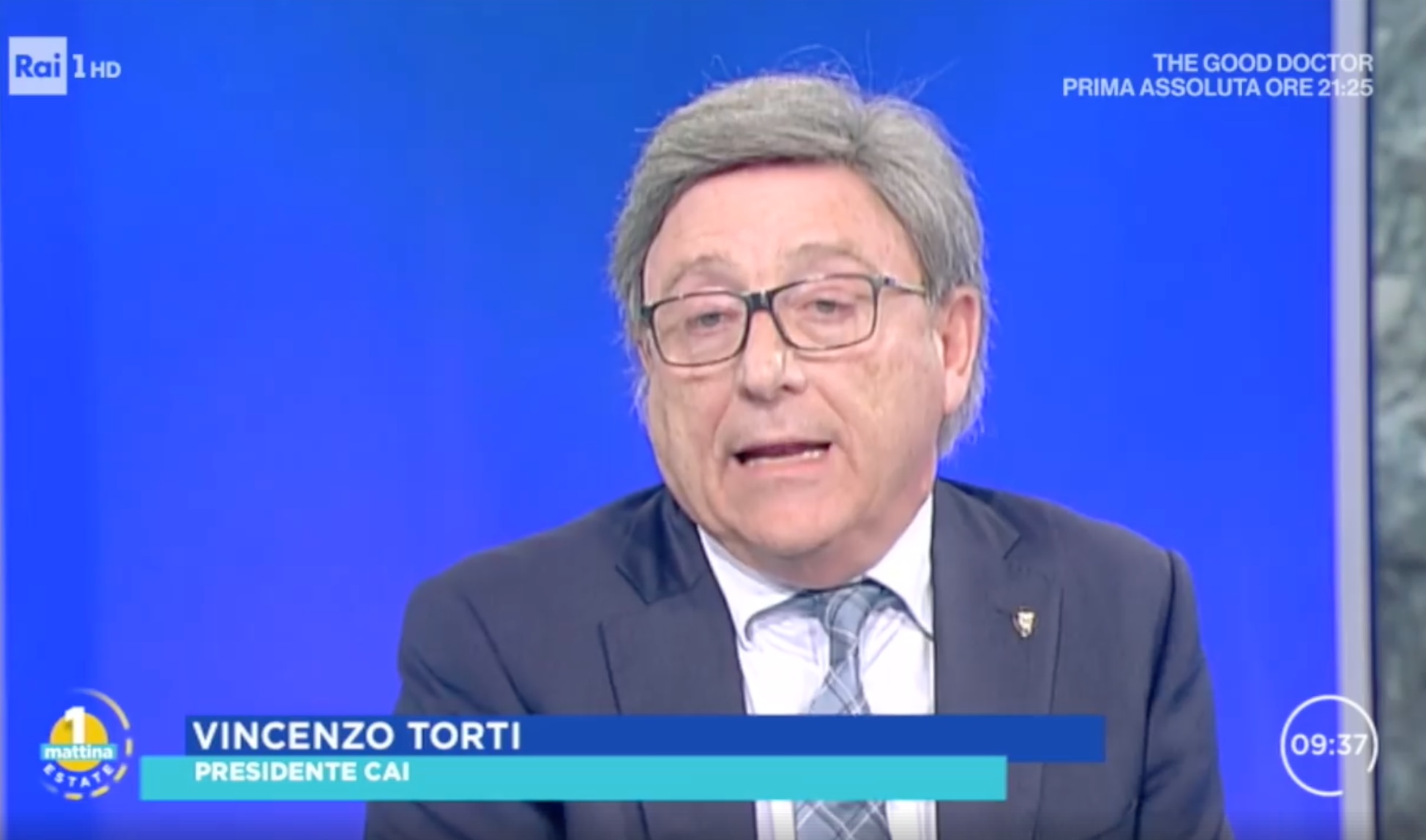 rai 1, televisione, uno mattina, cai, vincenzo torti