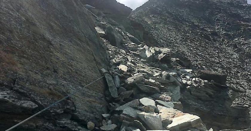 cervino,frana, Hörnlihütte,