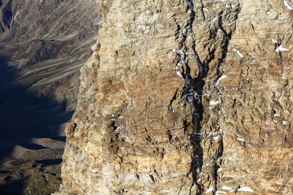Andreas Steind, François Cazzanelli, Cervino, alpinismo, record, concatenamento