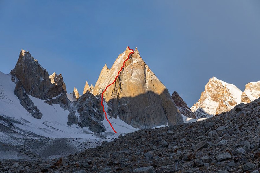 Chareze Ri North, Jullay Temù, nuova via