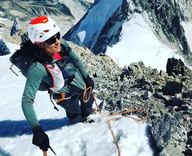Liv Sansoz, alpinismo, Ueli Steck