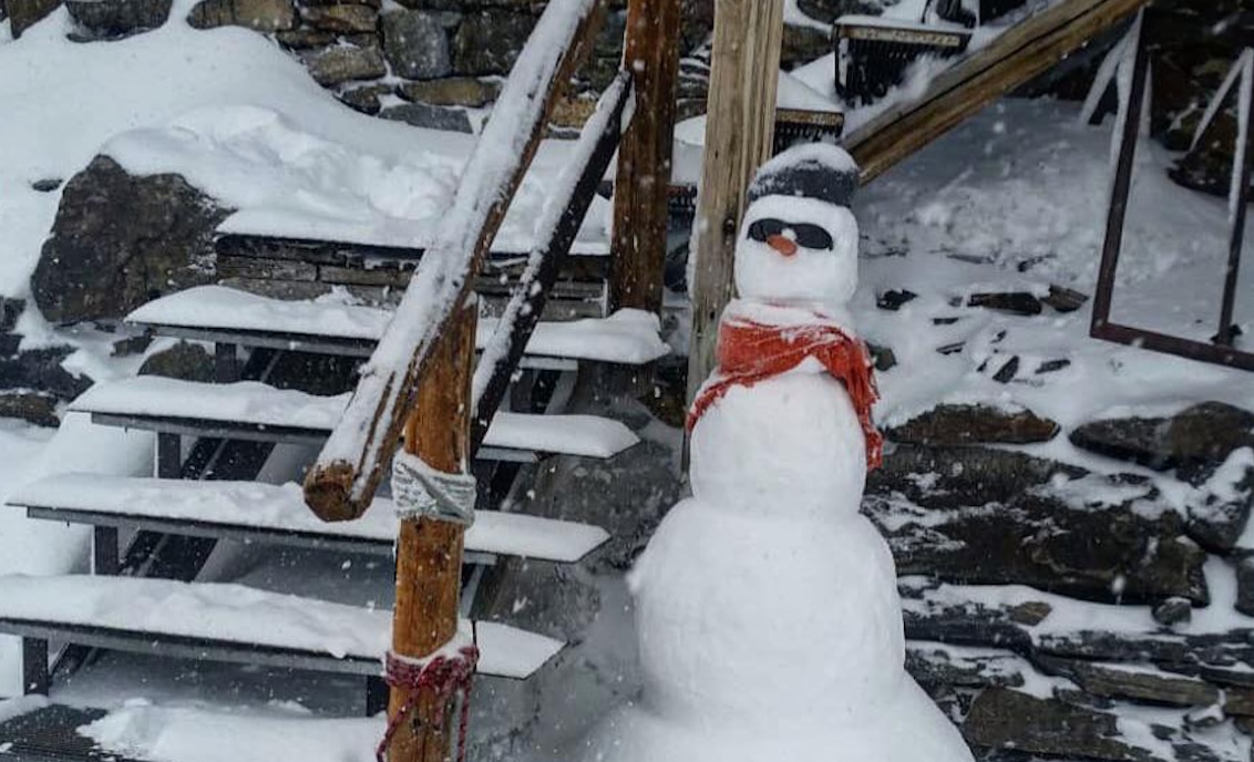 capanna margherita, neve, monterosa