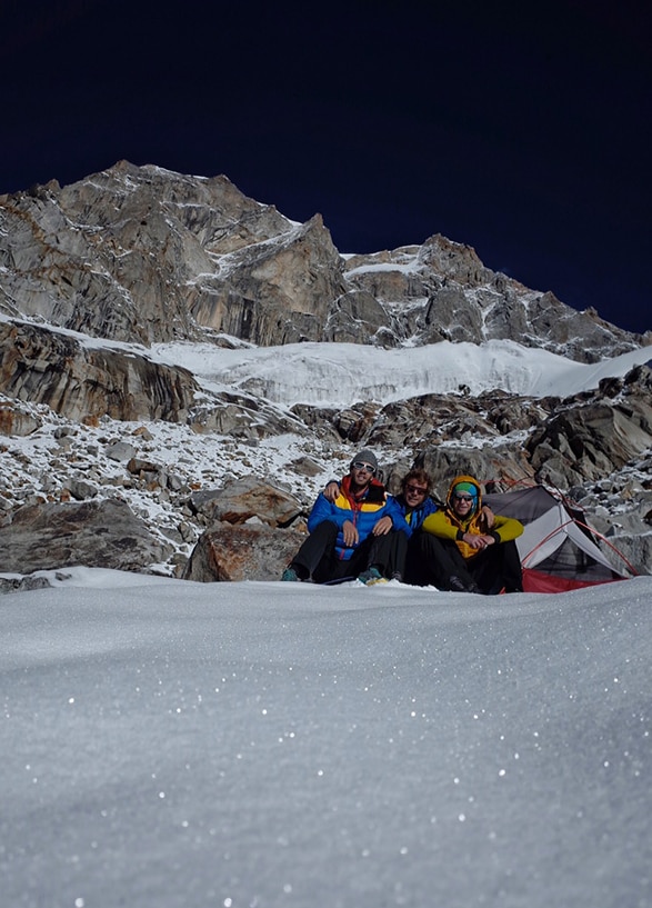 Himalaya, alpinismo, Hansjörg Auer, Max Berger, Much Mayr, Guido Unterwurzacher