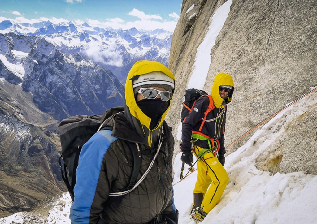 Himalaya, alpinismo, Hansjörg Auer, Max Berger, Much Mayr, Guido Unterwurzacher