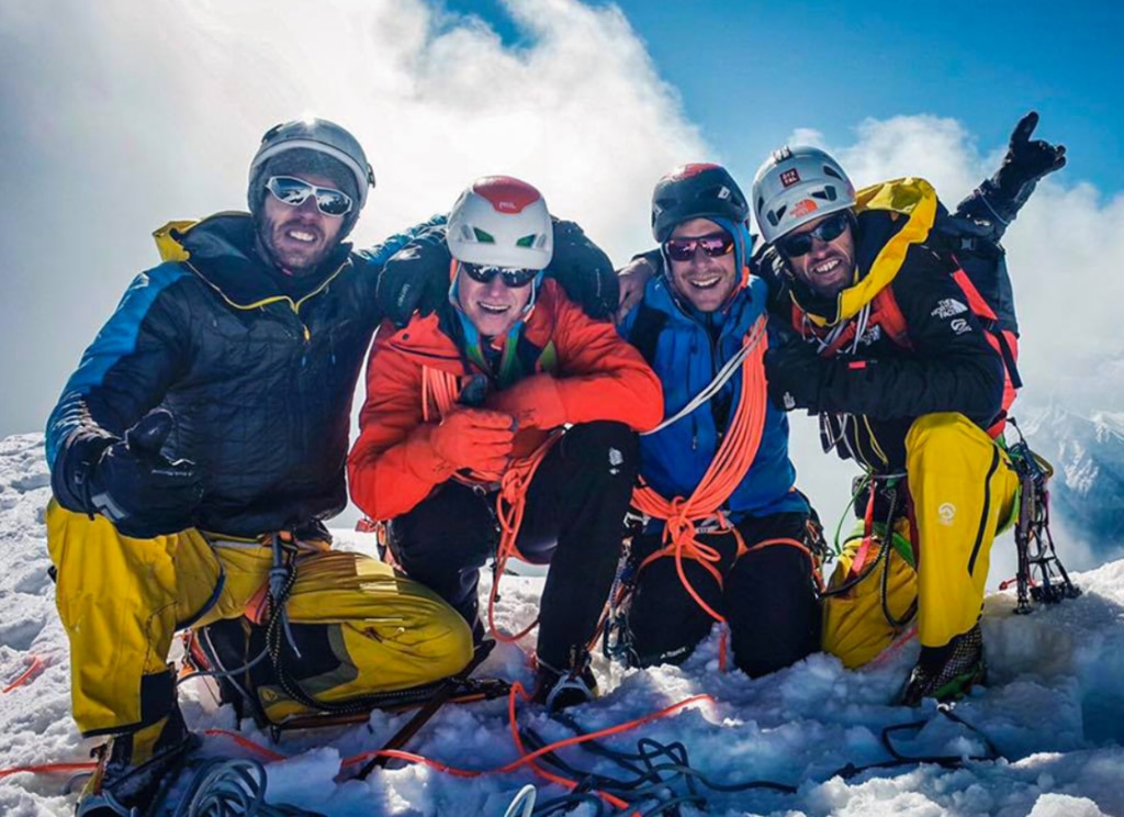 Himalaya, alpinismo, Hansjörg Auer, Max Berger, Much Mayr, Guido Unterwurzacher