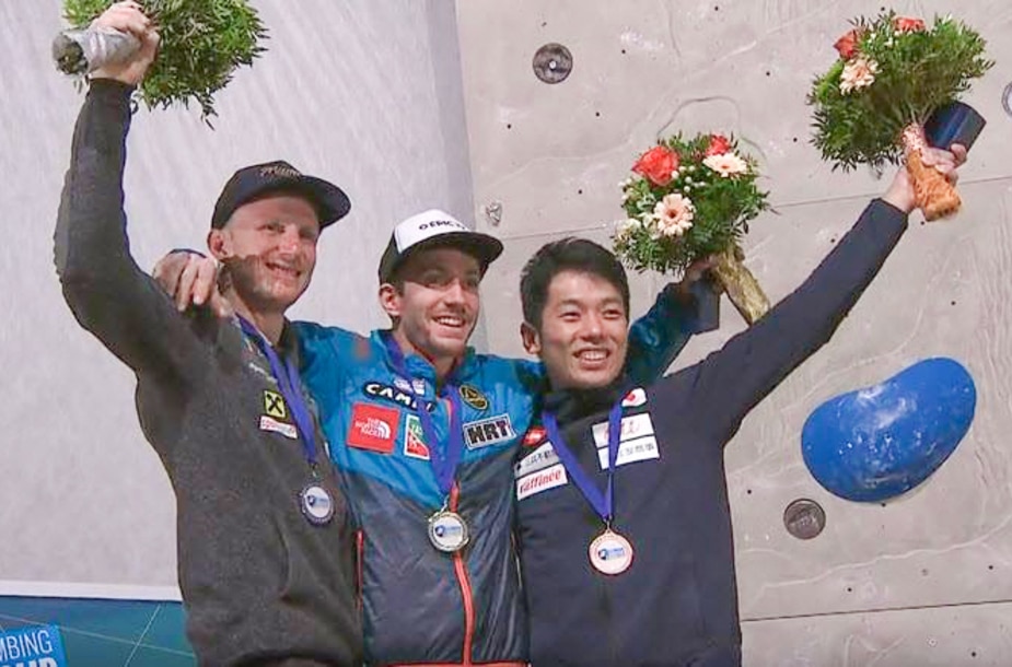 Stefano Ghisolfi, Marcello Bombardi, Francesco Vettorata, Coppa del Mondo Lead, arrampicata sportiva