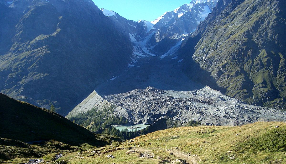 Ghiacciaio Miage, cronaca, Monte Bianco