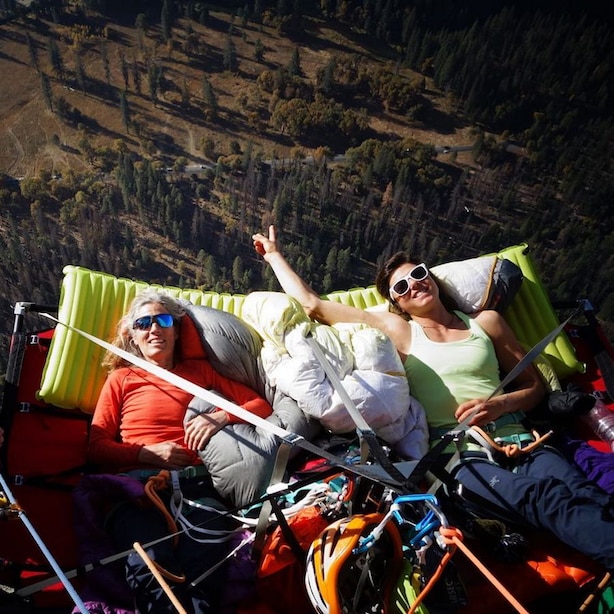Lynn Hill, Nina Caprez, Yosemite, El capitan, The Nose, libera, climbing, arrampicata, anniversario