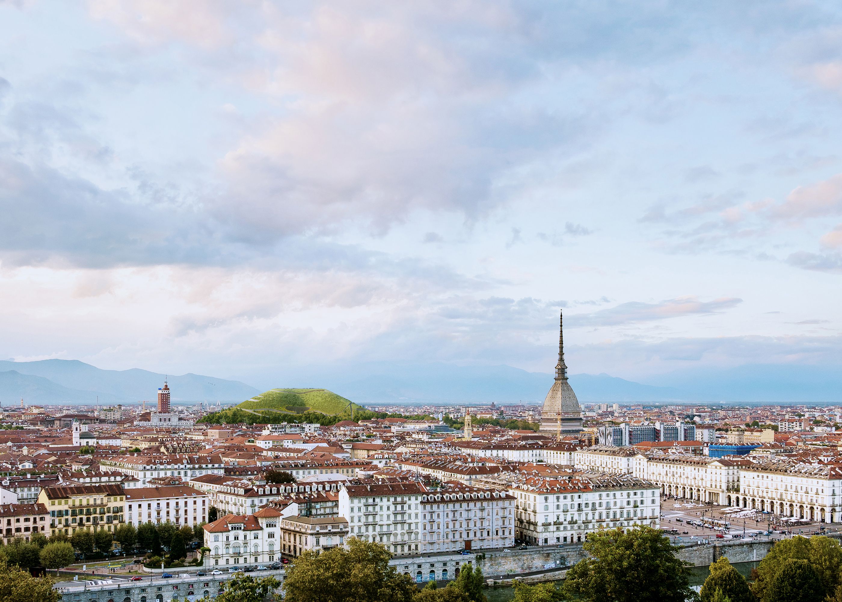 sponge mountain, torino, angelo renna, geoingegneria, inquinamento, cambiamento climatico