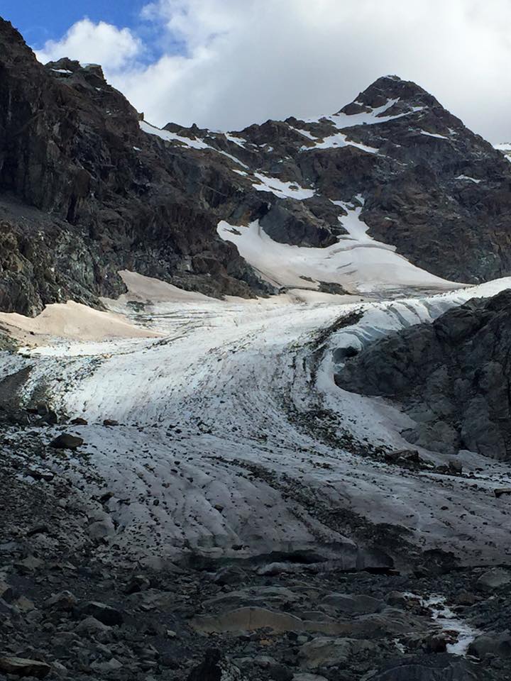 Photo of L’eccezionale arretramento del ghiacciaio della Ventina in un video a 360 gradi