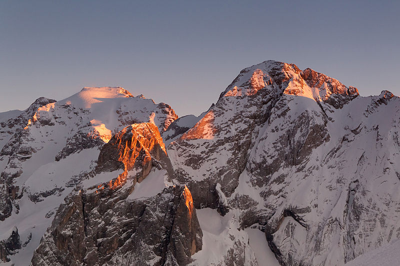 Giorgio Daidola, Marmolada, Impianto, Punta Rocca