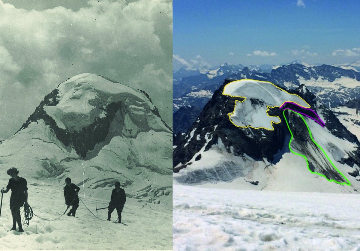 gran paradiso, ghiacciaio, cambiamenti climatici