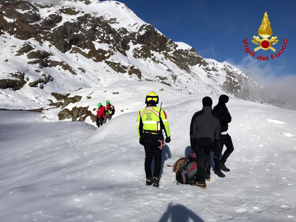 escursionisti, salvataggio, soccorso alpino, vigili del fuoco, valle strona, Malpensa