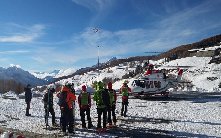 valanghe, Sestriere, Viso Mozzo, Alpi, In Der Waenden, soccorso alpino