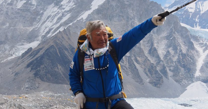 Yuichiro Miura, Aconcagua, Everest, ski, record