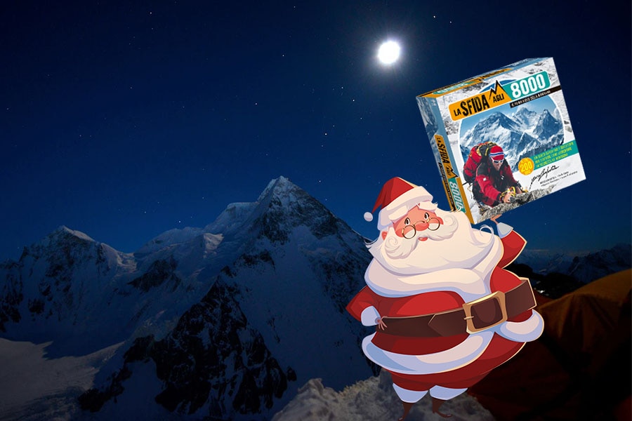 Regali Di Babbo Natale Giochi.E Natale A Montagna Tv In Regalo Il Gioco Da Tavolo La Sfida Agli 8000 Di Marco Confortola Montagna Tv