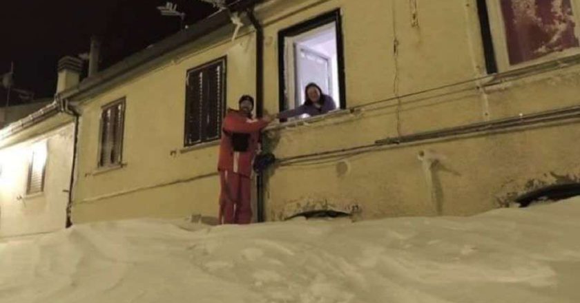 Molise, Capracotta, neve, gennaio, record